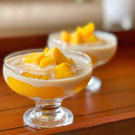 Mango Tapioca Pudding with Coconut Milk