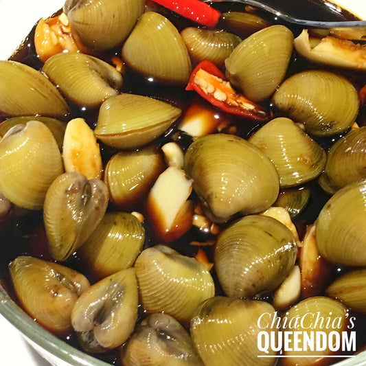 Taiwanese Raw Drunken Clams 鹹蜆仔