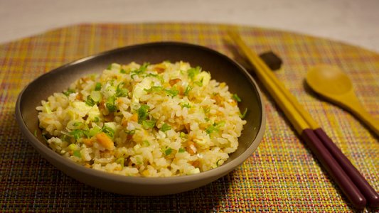 Fried Rice with Smoked Salmon 燻鮭魚炒飯