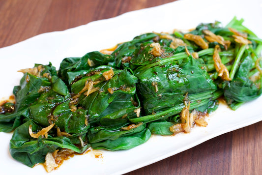 The most flavorful Blanched Veggie you'll ever have! 燙青菜